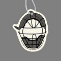 Paper Air Freshener Tag - Catcher's Mask